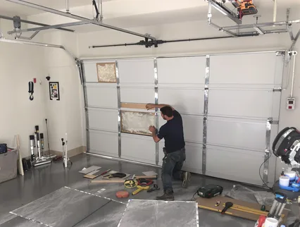 Garage Door Panel Repair in Bristol